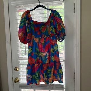 Worn once for a tropical wedding